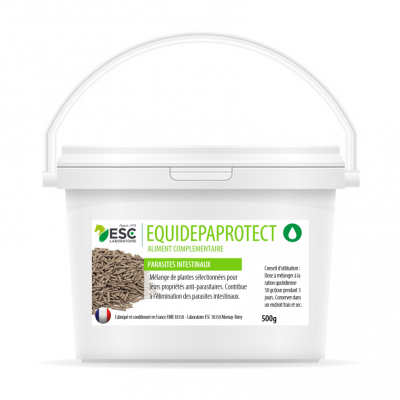 Equidepaprotect – Parasites intestinaux cheval – Complément enrichi à base de plantes