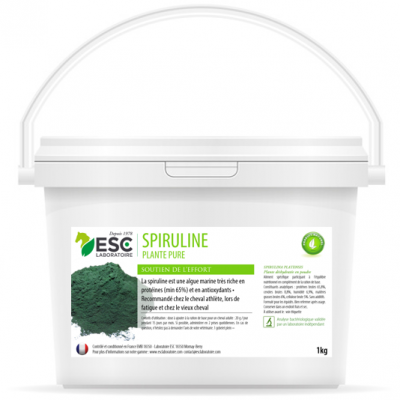 Spiruline – Soutien de l’effort et de l’organisme cheval – Plante pure (500 g)