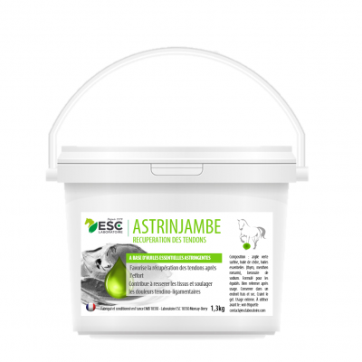 Astrinjambes – Récupération et engorgement tendons cheval – Argile enrichie en huiles essentielles